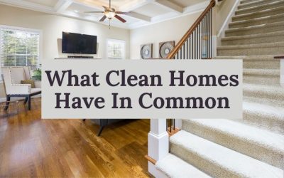 What Clean Homes Have in Common